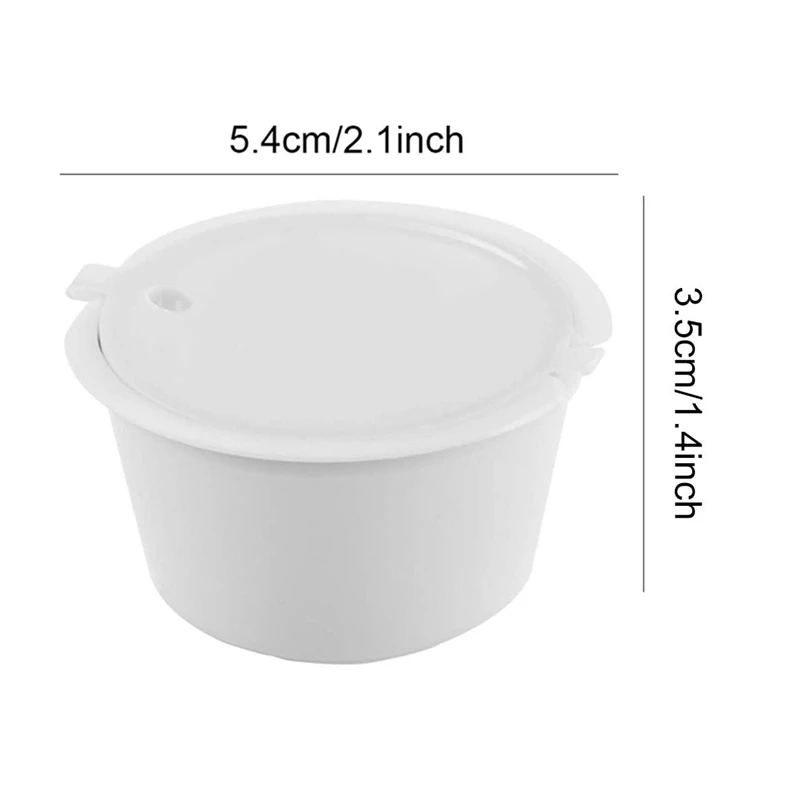 3 pezzi capsule di caffè capsule di caffè ricaricabili cialde filtro universale riutilizzabile per caffè con pennello cucchiaio per Dolce Gusto