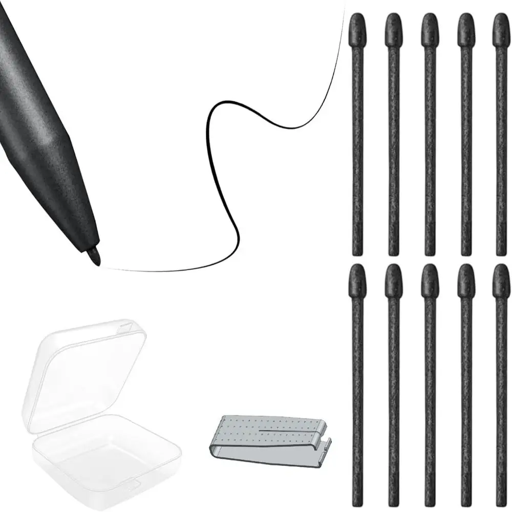 10PCS Felt Replacement Stylus Nibs Paper-Like Feel Smooth Writing Replacement Pen Tips Pressure Support for iFLYTEK AINOTE Air 2