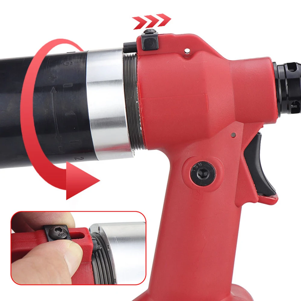 M3 M4 M5 M6 M8 M10 M12 Hydraulic Pneumatic Rivet nut Gun Kit Set Automatic Riveter Air Tools Rivnut Riveting Machine