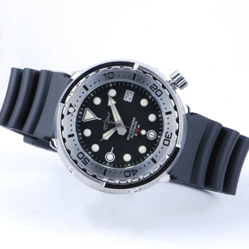 Japanese Fully Automatic Mechanical Watch Men's SBBN Water Ghost Diving Can Business Sports Waterproof Steel Watch