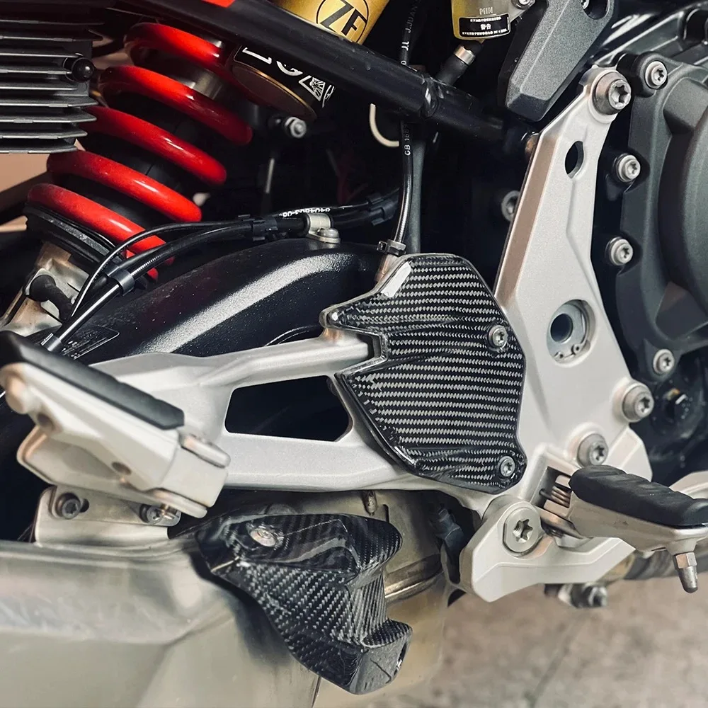 FOR  BMW F900 XR/F900XR 2020-2025 - Full Carbon Fiber Motorcycle Heel Plates, Fairings & Modified Accessories