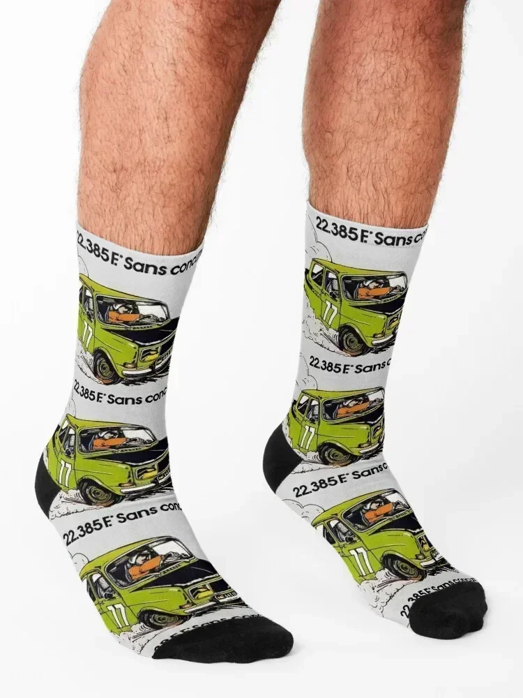 SIMCA RALLYE 2 Calzini firmati di marca happy FASHION pazzi Calzini da donna da uomo