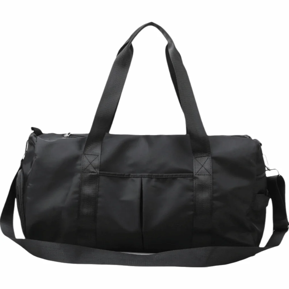 

Oxford Travel Luggage Bag Short Distance Multi-functional Nylon Duffle Bag Solid Color Multi Layered Large Capacity Handbag