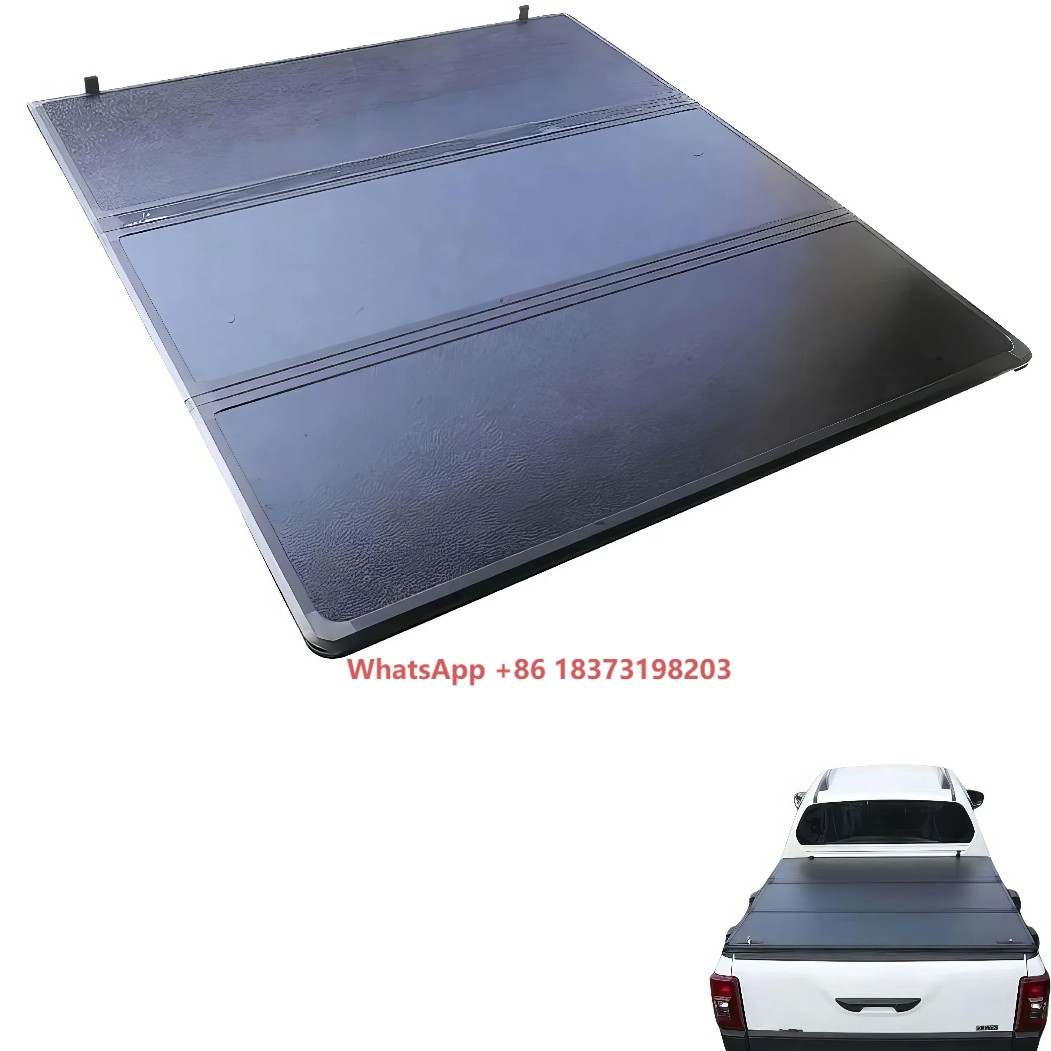 Low Price Hard Profile Tri-Fold Pickup Truck Bed Tonneau Cover for Mazda BT-50 BYD Shark 6 Great Wall GWM Cannon nissan Navara