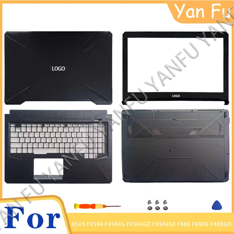 

New Case For ASUS FX504 FX504G FX504GD FX504GE FX80 FX80G FX80GD Laptop LCD Back Cover Top Rear Lid Front Bezel Hinges Replace