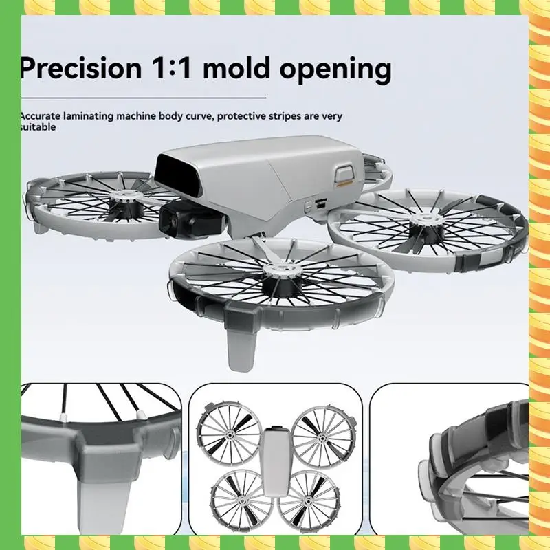 

AB53 Paddle Bumper Protector For DJI Flip Drone Propeller Guard Bumper Ring Protective Cover Drone Accessories B