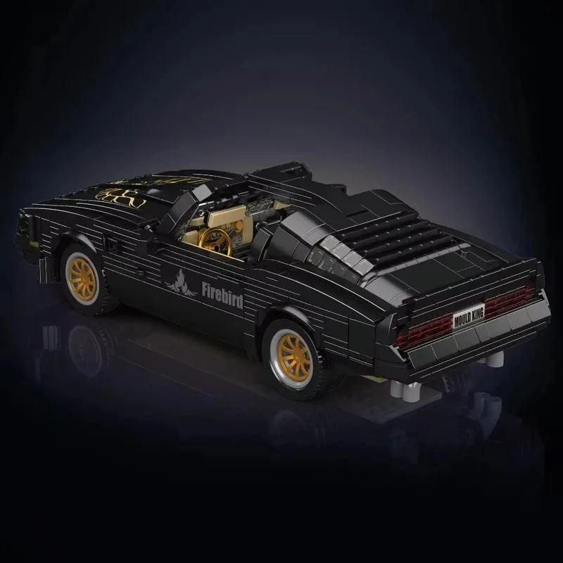 1557Pcs Technical Car Toys The Black Firebird Sport Racing Car Building Block Assembly Car Model Kids Christmas Gift Boys