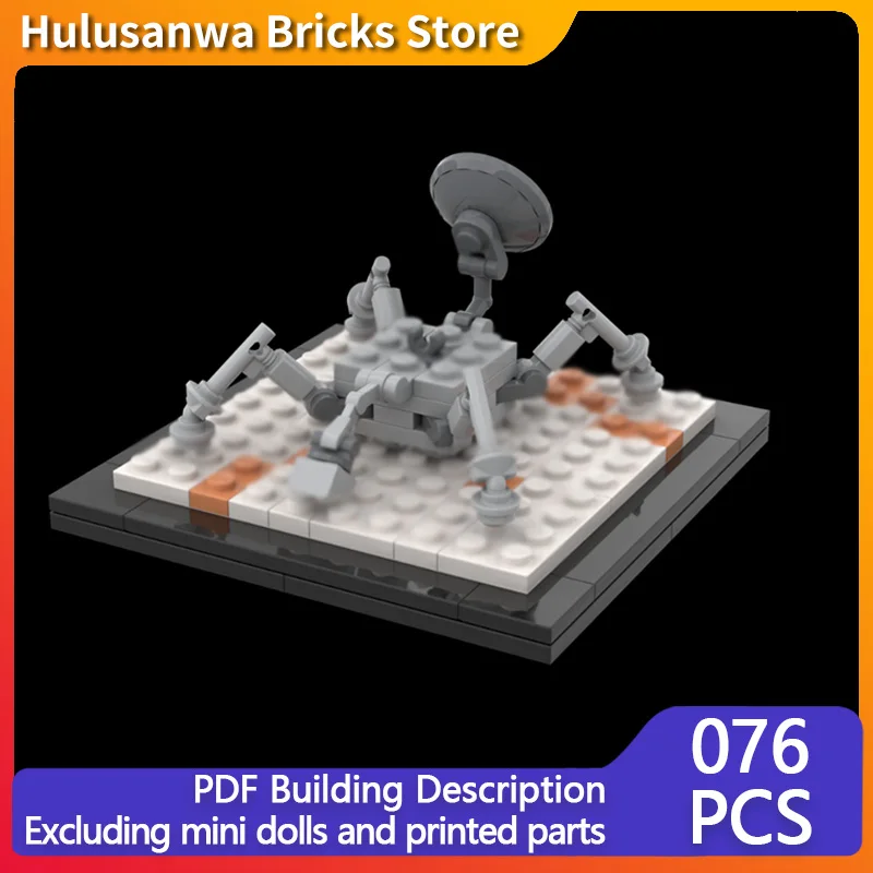 

Модель космического корабля Европа Lander MOC, строительные кирпичи, военное оборудование, модульные технологии, подарки, праздник, сборка, детские игрушки, костюм