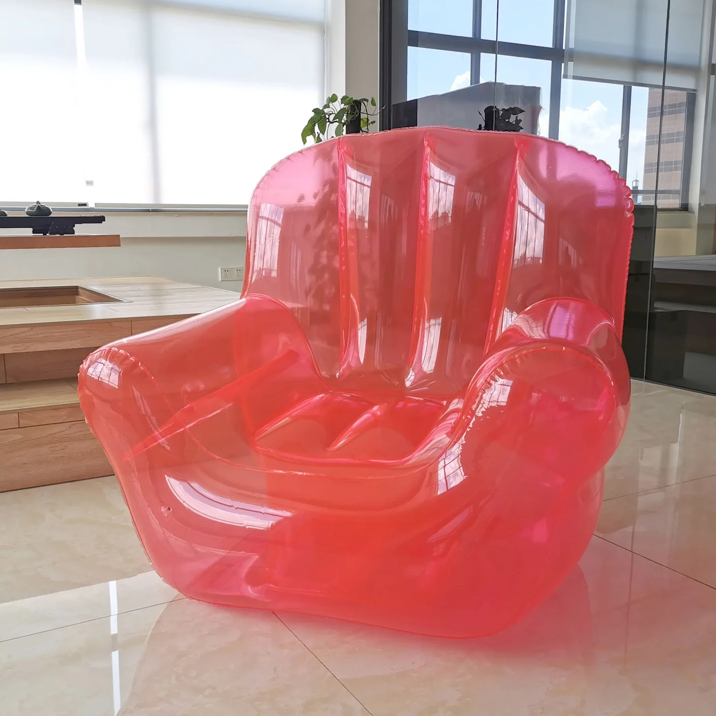 

Manufacturer In China PVC Customized Cozy Inflatable Sofa Seat Air Lazy Ultralight Laybag Couch Chair
