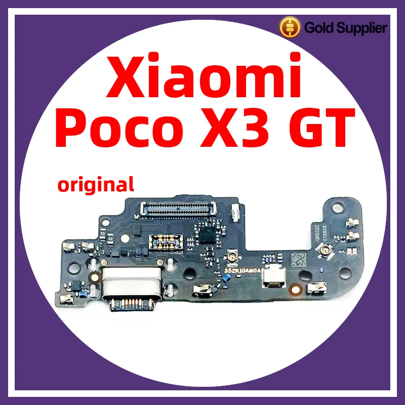 

Original For xiaomi Poco X3 GT Dock Connector USB Charger Charging Port Flex Cable Board Replacement