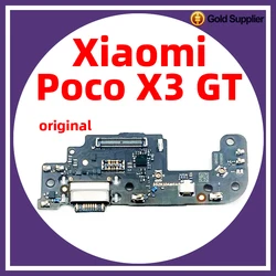 Original For xiaomi Poco X3 GT Dock Connector USB Charger Charging Port Flex Cable Board Replacement