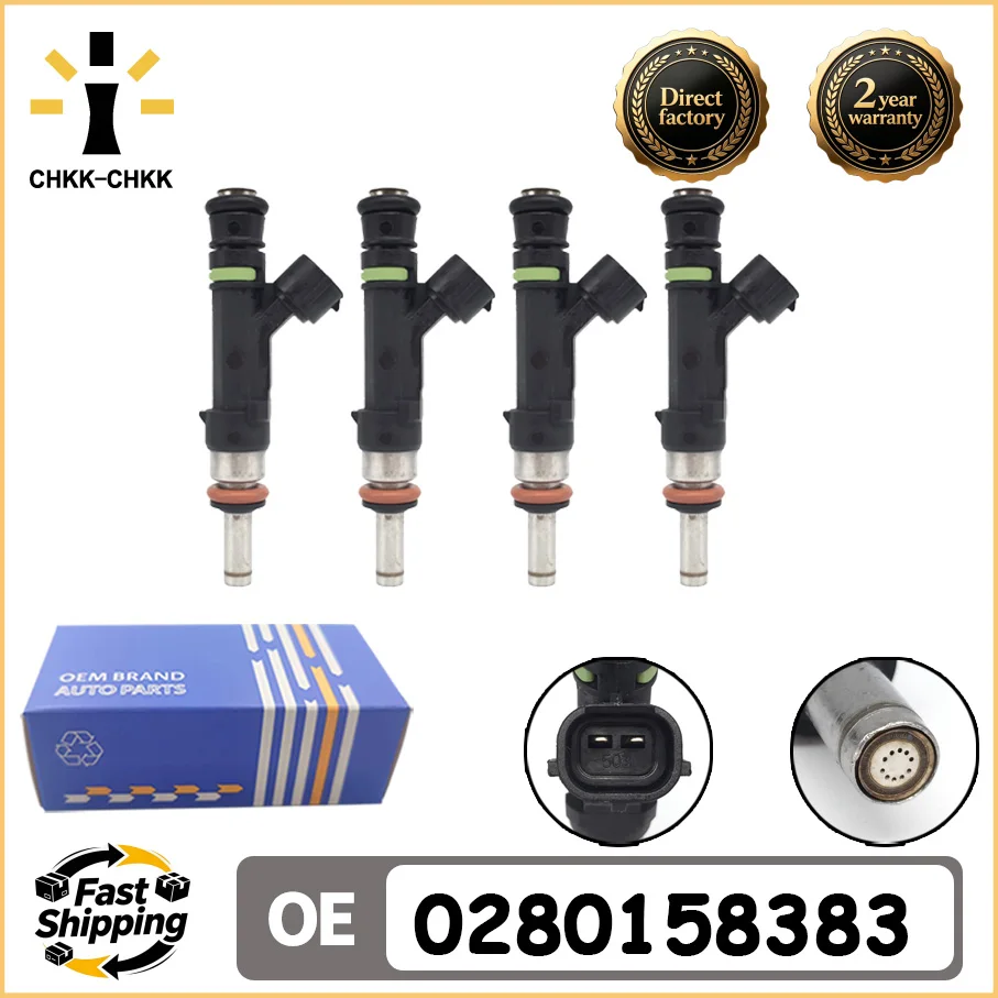 Fuel Injector Nozzle 4PCS/Lot 0280158383 For SEA DOO Water WaveRunner Water Motorbike 130/155/230 RXT-X300 420874000