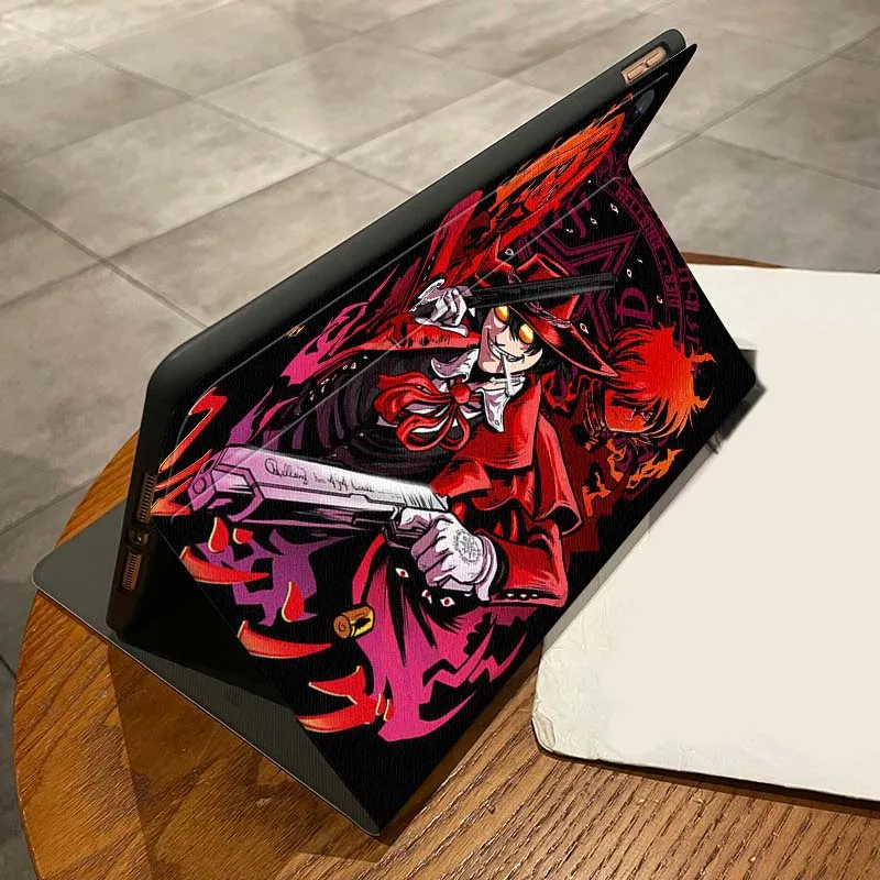 

H-Hellsings Anime Cool Tablet Case For Samsung Galaxy Tab A A7 A8 A9 A11 S6 S11 Lite Plus 10.1 10.4 10.5 Inch