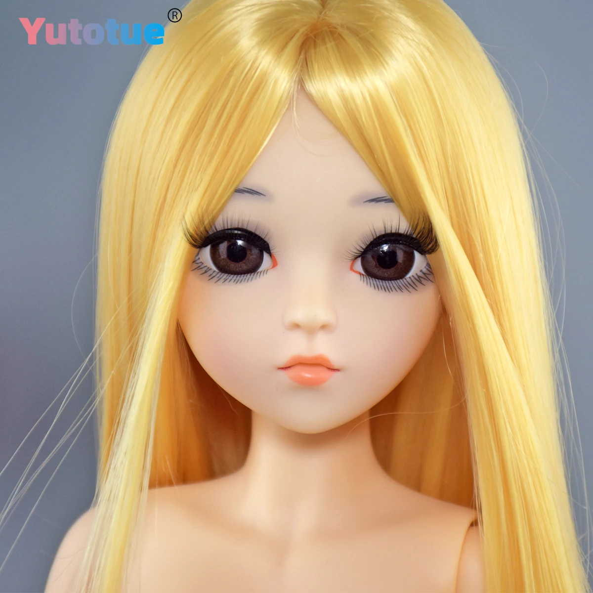 YUTOTUE 60 cm hoogte meisjespop met make-up gezicht mode kleding schoenen pruiken volledige set BJD pop speelgoed