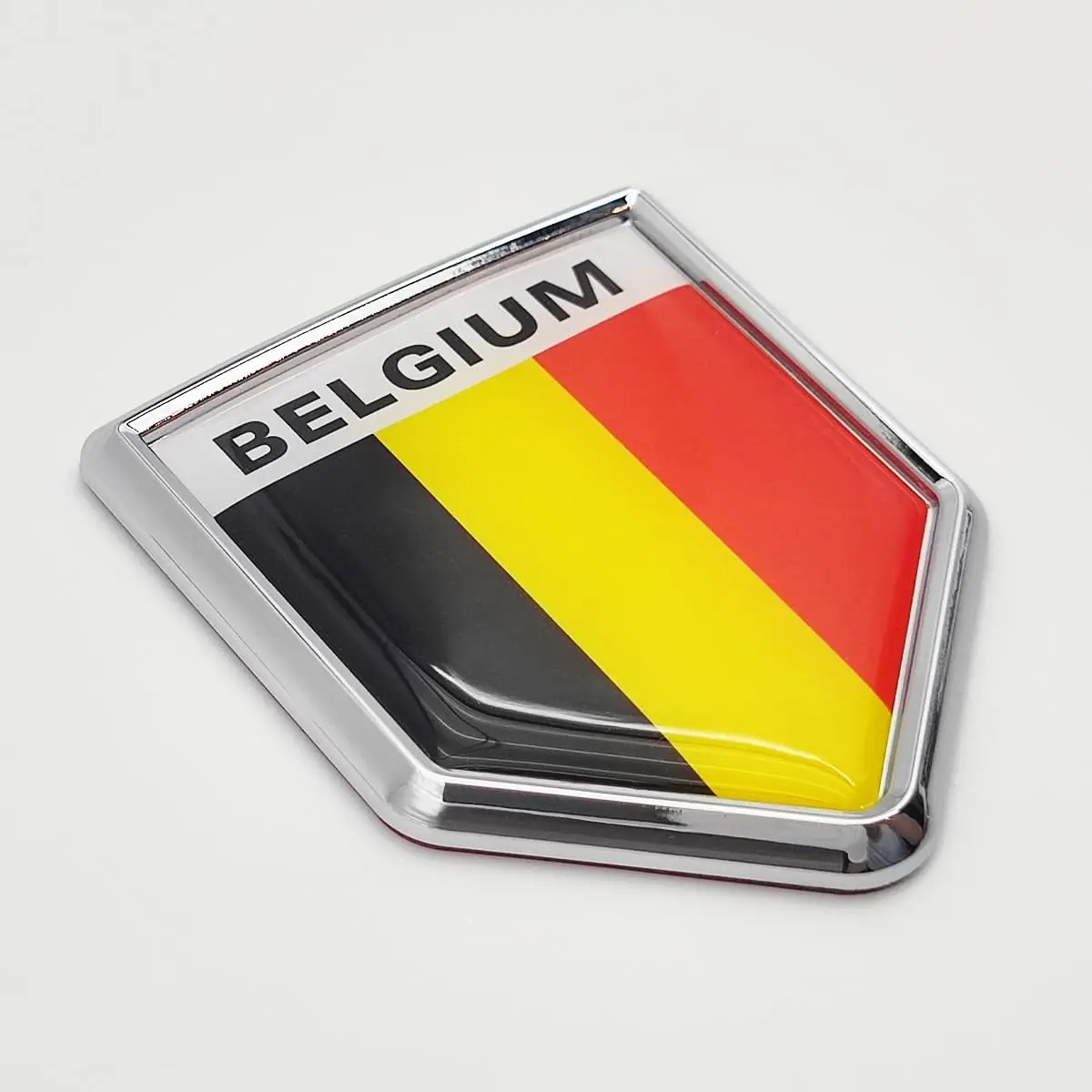 AliExpress EZAJILX Belgium Flag Shield Car  Bike Decal Crest Emblem for Cars motorcycle Truck Vehicles Car emblems
