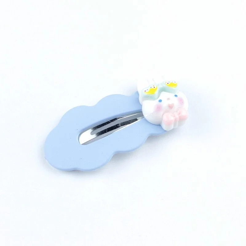 Beverage small hairpin cute ins sweet girl heart student cute cartoon fringe clip hairpin children girl