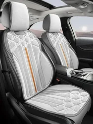 Universal Suede Car Seat Covers - Breathable Car Seat Protector,Seat Covers for Cars Full Set,Internal Spare Parts Seat Cushion
