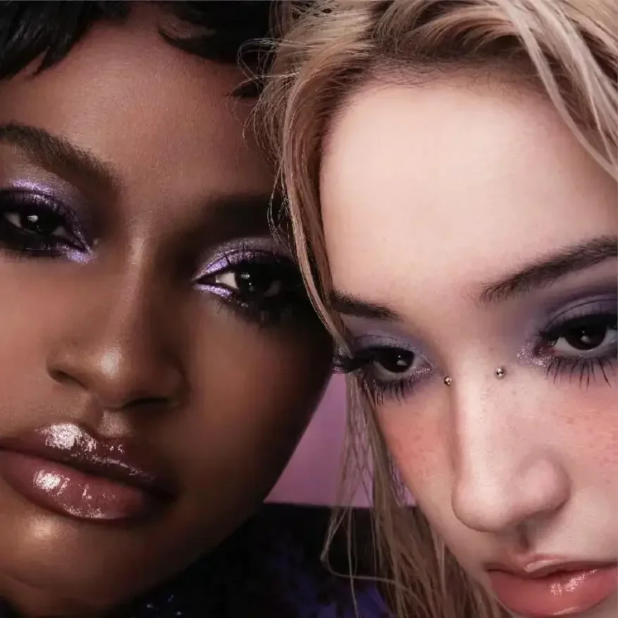 Kaleidos tudo em um shimmer lipgloss fosco blush glitter paleta de sombra de olho 3 pçs maquillage profissional conjunto