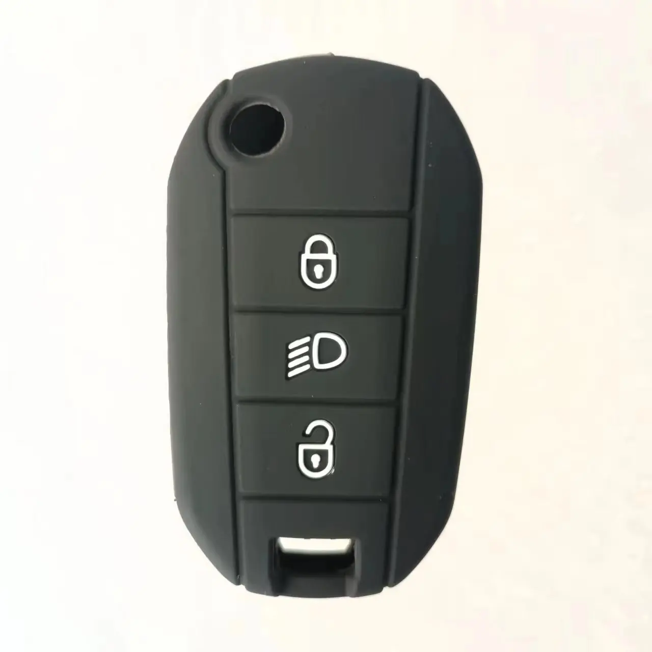 Car-styling Flip Folding Key Rubber Shell Holder Car Silicon Funda For Citroen LLaves C2 C3 C4 Picasso Xsara C5 C6 C8 3 Button