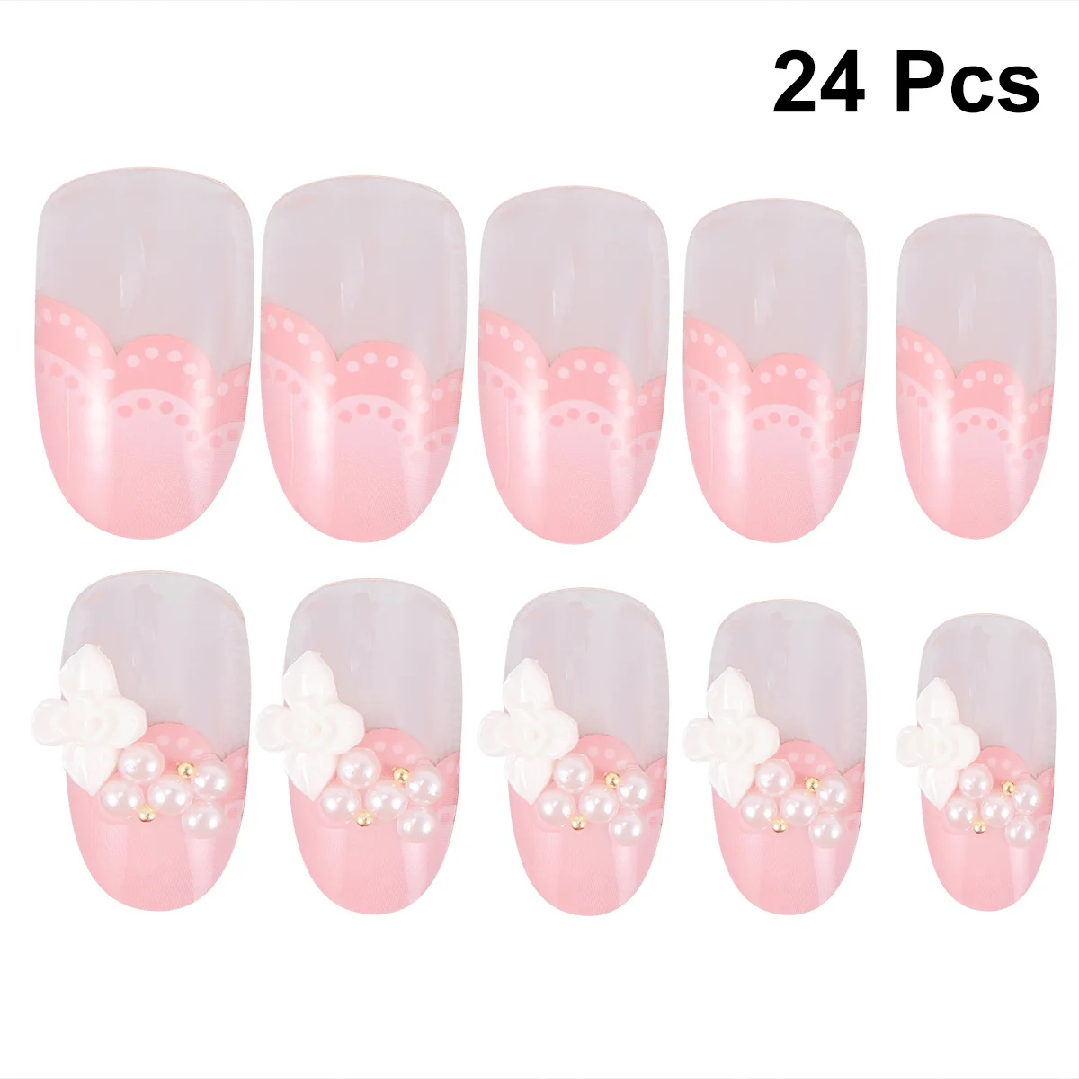 Sztuczne tipsy samoprzylepne do manicure dla kobiet, naklejki DIY, naklejki do zdobienia paznokci dla kobiet.