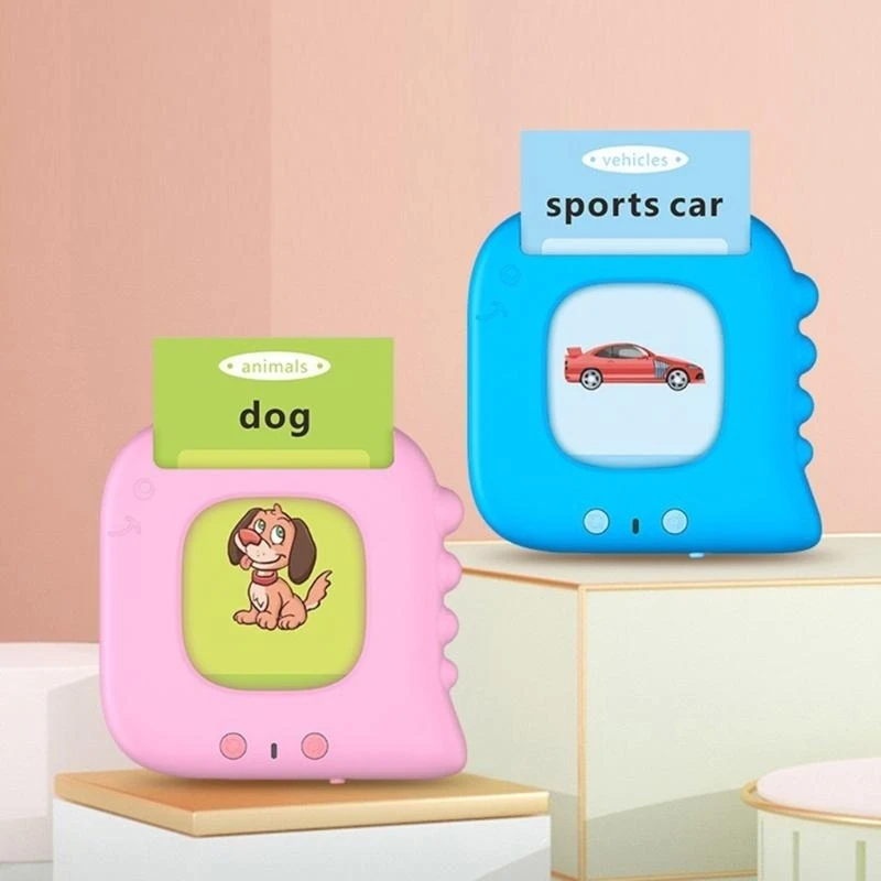 Y4qa Kids Reading Machine con cartelloni flash parlanti, Speaker per lettura per bambini per bambini apprendimento
