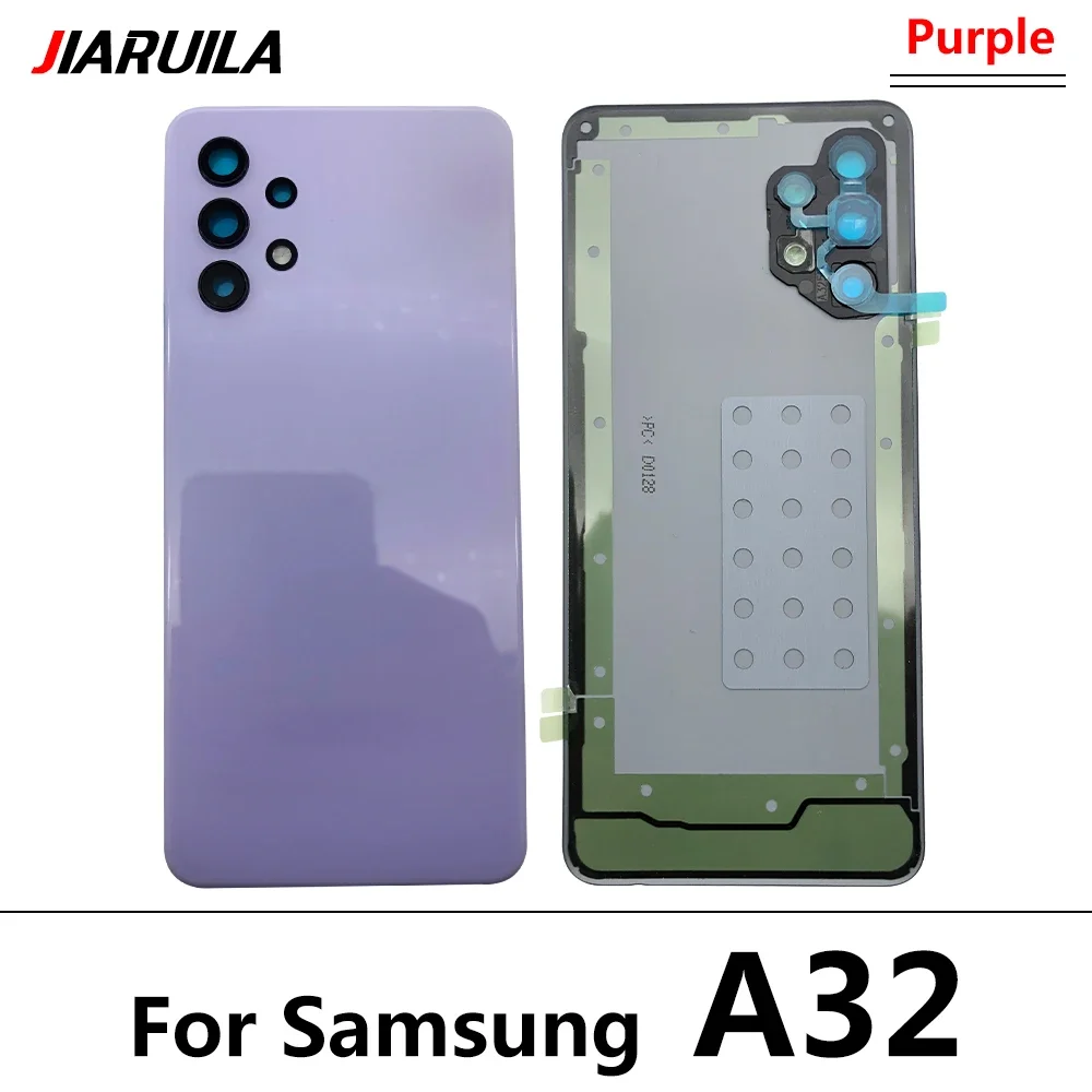 NEW Battery Back Cover Rear Door Replacement Parts Housing Case With Ahesive Sticker For Samsung A32 4G A325F / A32 5G A326B