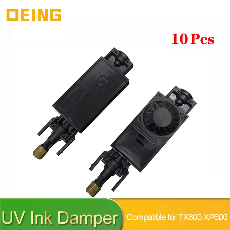 10PCS Ink Damper for DX5 TX800 XP600 UV printhead for Mimaki JV33 JV5 Dumper with Connector Copper Nut Compatible Solvent