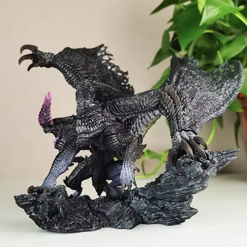 21cm Monster Hunter Anime Figure Gore Magala Figures Juvenile Gulong Figurine Model Statue Doll Collection Decoration Toys Gift