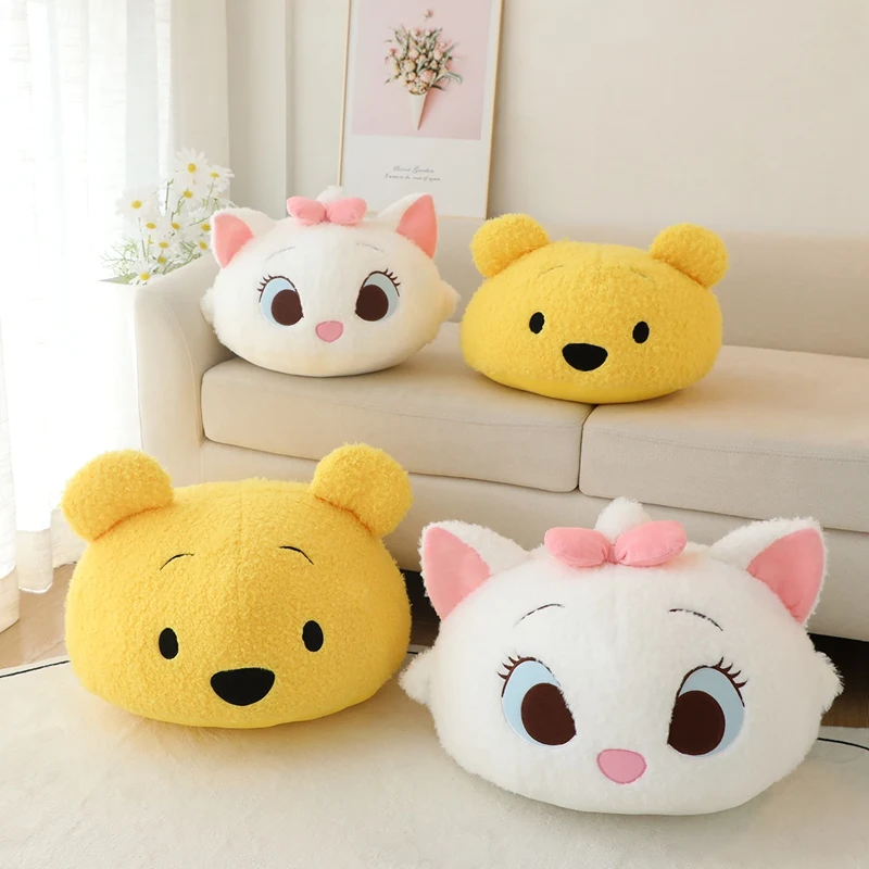 Cute Mary Cat Pillow Doll Cartoon Stuffed Plush Toy Winnie Bear Children Bed Sleep Soft And Comfortable Caress Girl Holiday Gift