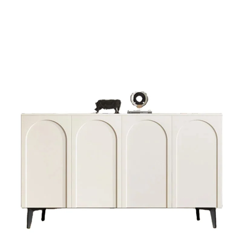 

Modern minimalist living room porch cabinets rock slab dining side cabinets