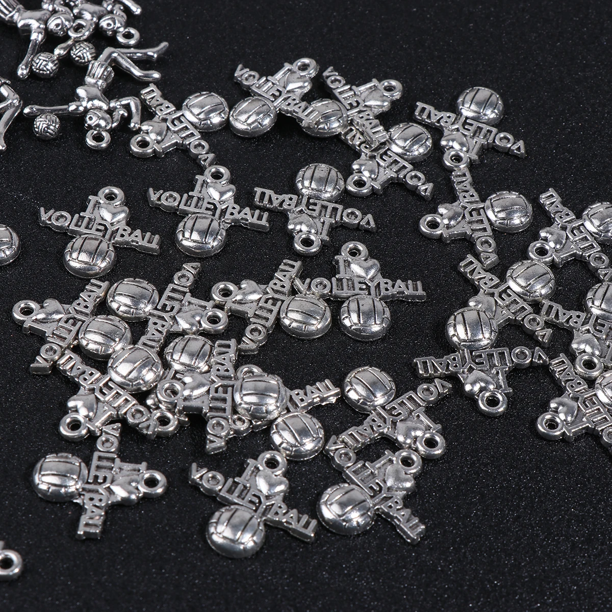 

45pcs Alloy Pendant Cute Necklace Charms Jewelry Making Pendants Decoration for Birthday Christmas Gift Keychain Bag
