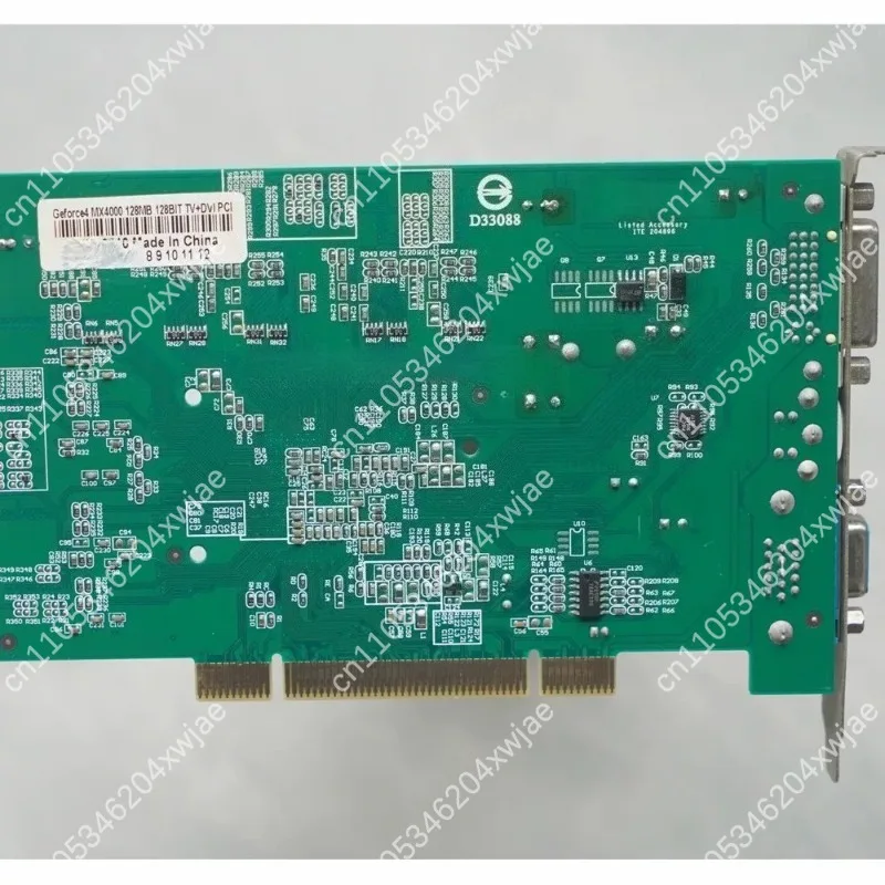 GeForce4 MX4000 PCI 128MB Video Card Industrial Control Graphics Card Legacy GPU For Old Industrial Computer Maintenance
