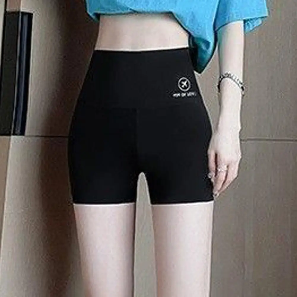 

1pcs High Waist Sharkskin Yoga Pants Women's Three-quarter Length Slimming Seamless Anti-exposure Butt Lifting
