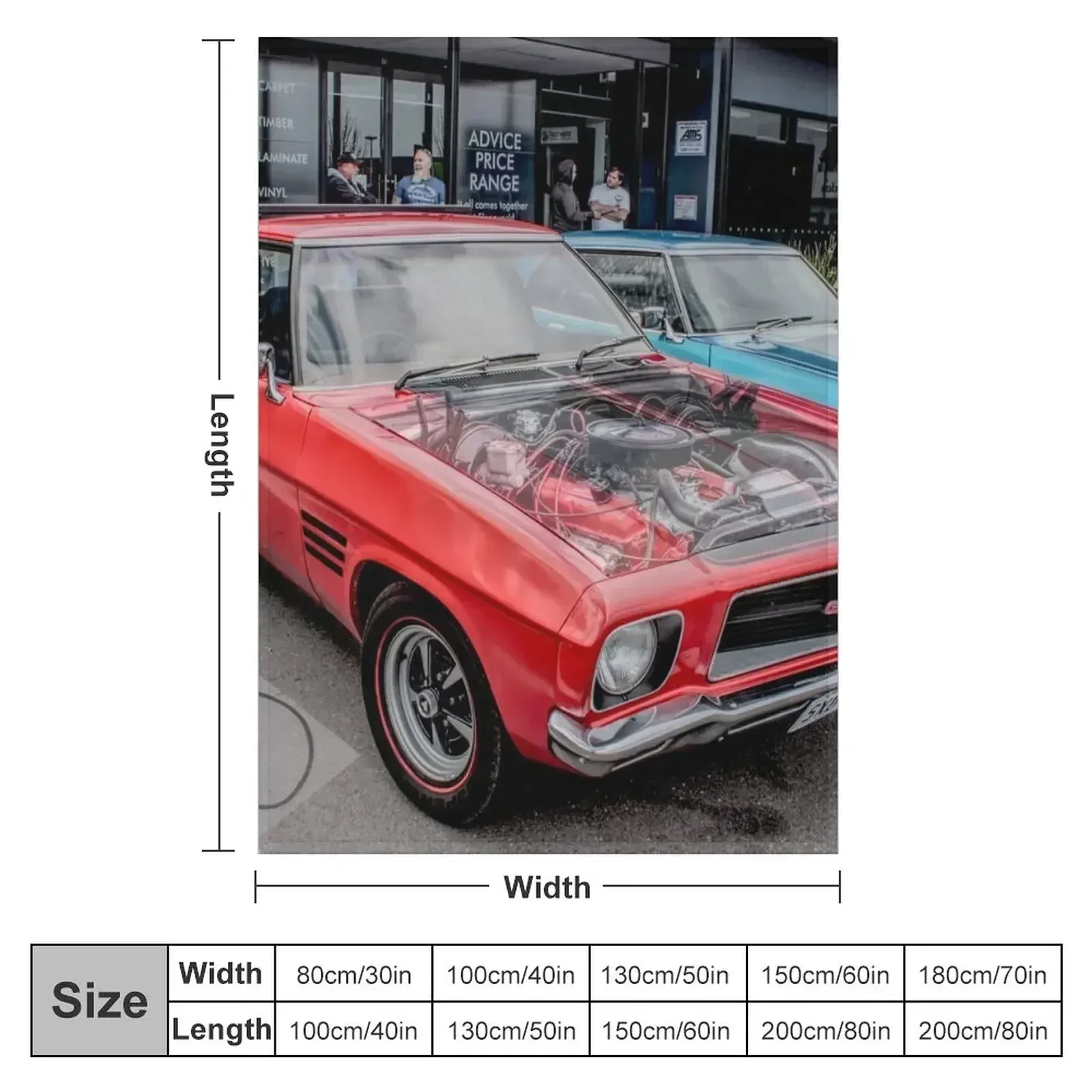 Misted bonnet Holden One Tonner 03 Throw Blanket Cute Retros warm winter Large Blankets