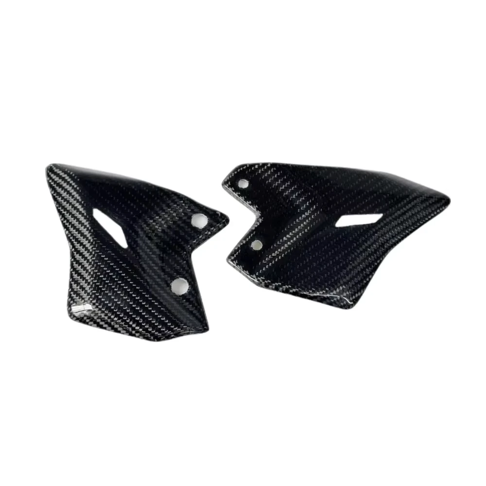 لكاواساكي نينجا 650 Z650 2017-2023 2024 ألياف الكربون دراجة نارية الملحقات الخلفية القدم كعب الحرس مسند القدمين أجنحة حامي