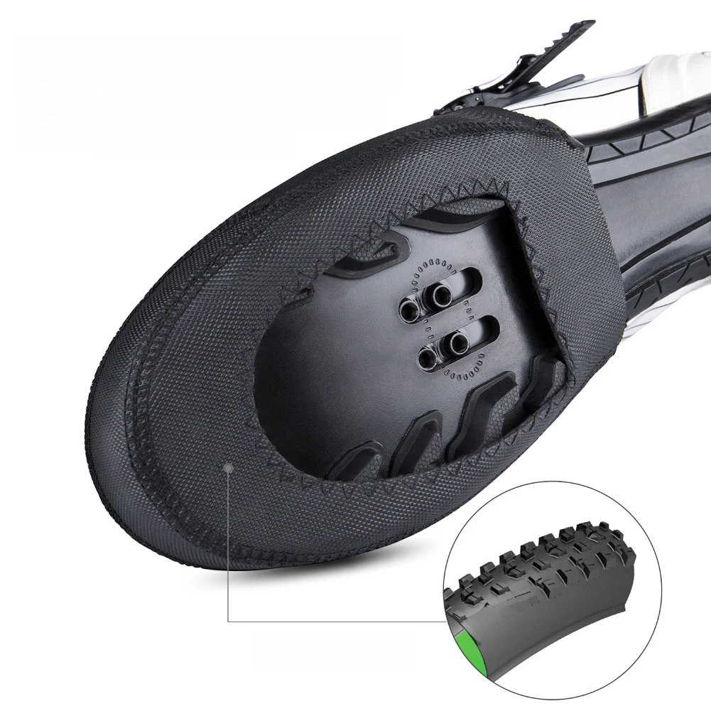 

Велосипедная обувь для велоспорта, получехол, нескользящий теплый водонепроницаемый чехол для обуви на половину ладони для велосипедного оборудования