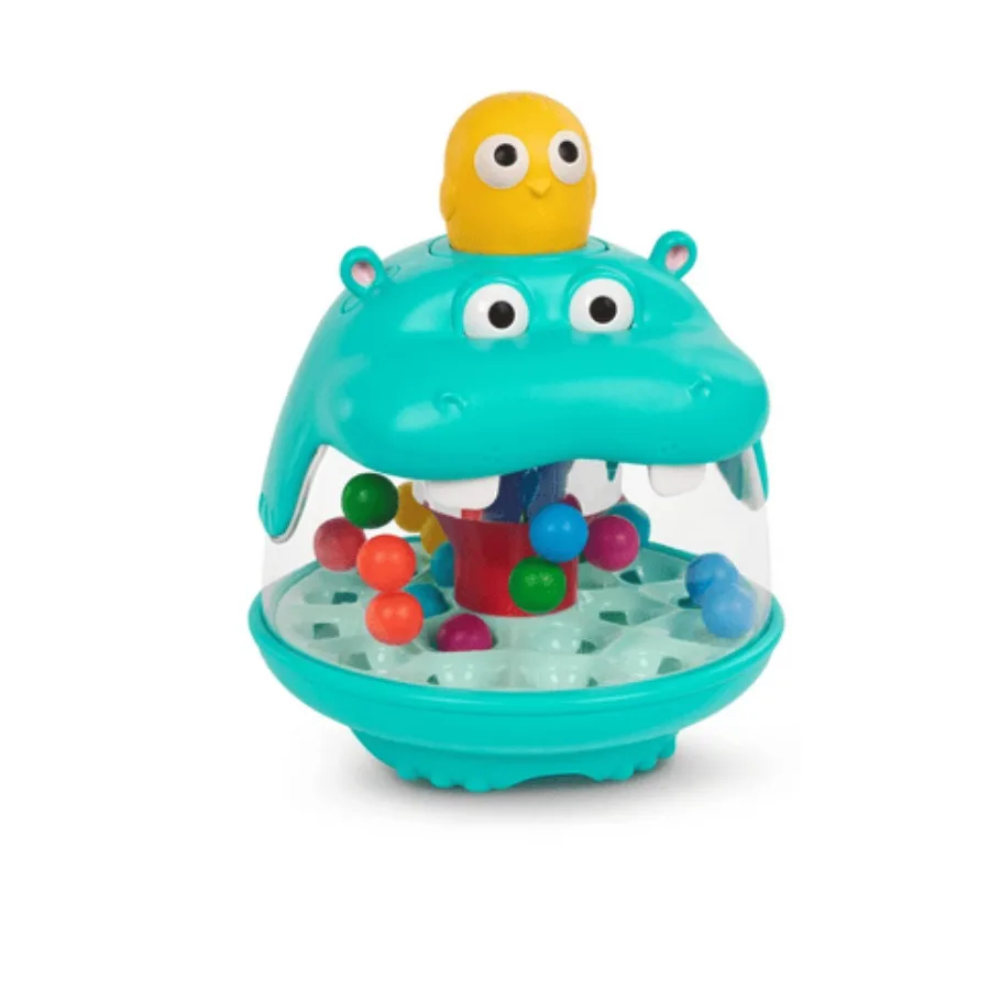

Battat Party Pop Hippo Ball Popping Toy with 18 Colorful Balls Baby and Toddler Toys