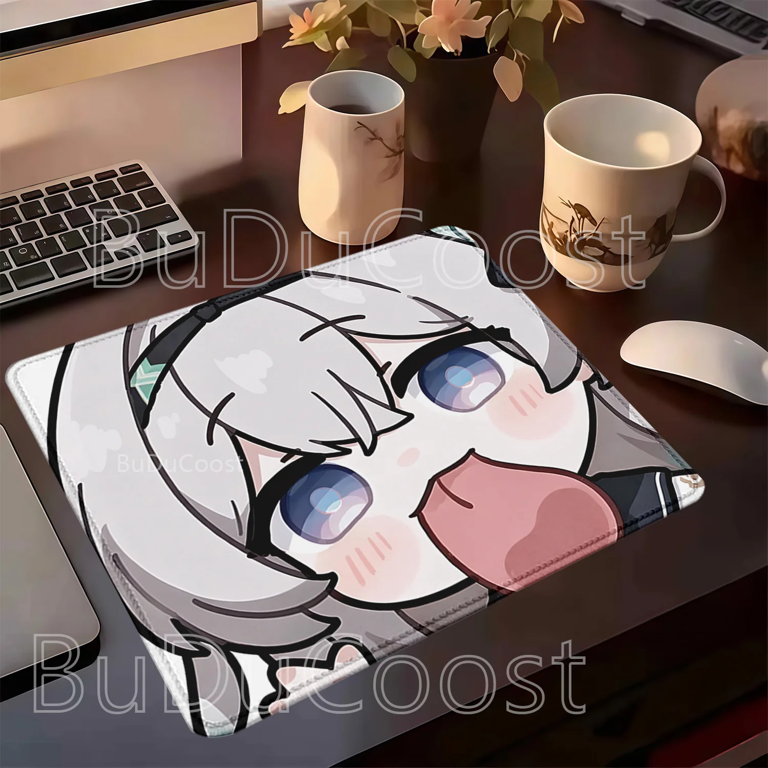 Small Size Honkai Star Rail HSR Goofy ahh big head Mouse Pad Rug HD printing Desk Mat Anime Cute girl Gaming Keyboard Mousepad