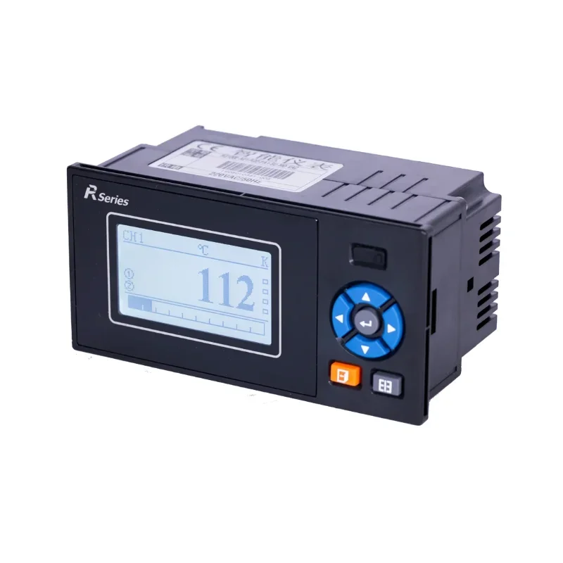 2 4 6 canais temperature RTD pressure current voltage data logger 4-20mA 0-5V analog relay RS485  paperless recorder