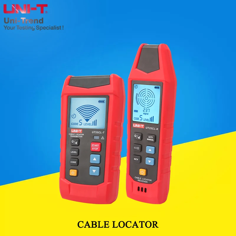 UNI-T UT25CL  handheld cable detector; in-wall/buried/open/concealed low voltage cable path or fault point short/open detection