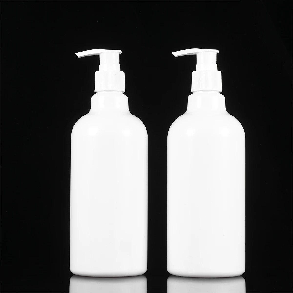 

4 PCS Press Bottle Shampoo Bottles with Pump Liquid Handwashing Fluid Toiletries Dispenser Soap White