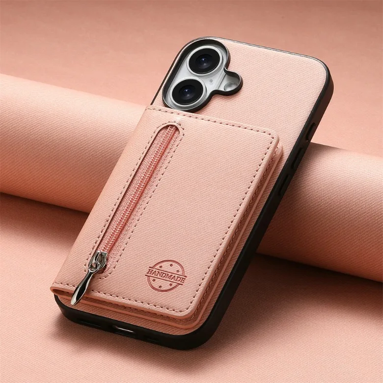 Für Redmi Note 15 14 Pro Plus 5G Luxus-Hülle mit Reißverschluss, Kartenfach, RFID-Schutz, Lederhülle für Xiaomi Redmi Note 17 Pro Max, Redmi 15C 14C 15 C – Detail 15