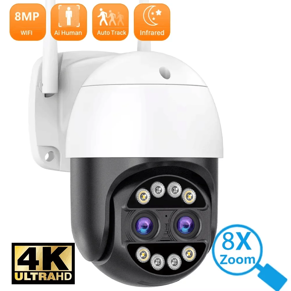 ANBIaffiliés-IP PTZ 4K 8MP, WiFi