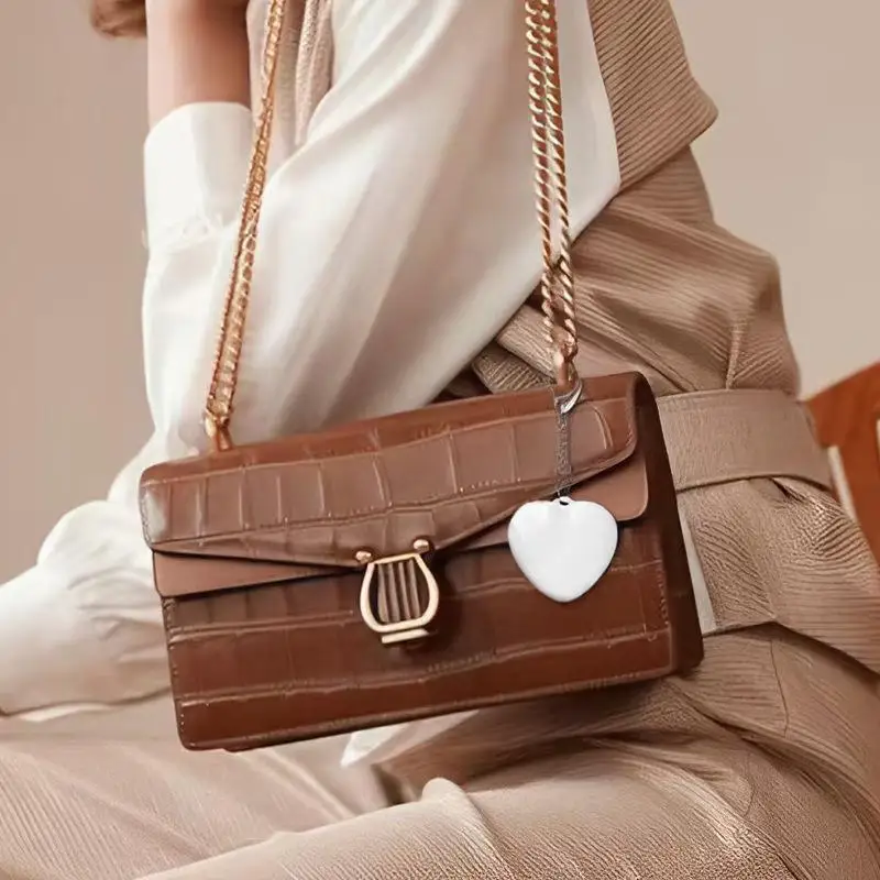 Touch Sensitive Glowing Heart Shape Light LED Automatic Sensing Purse Light Touch Activated Handbag Light Handbag Night Light