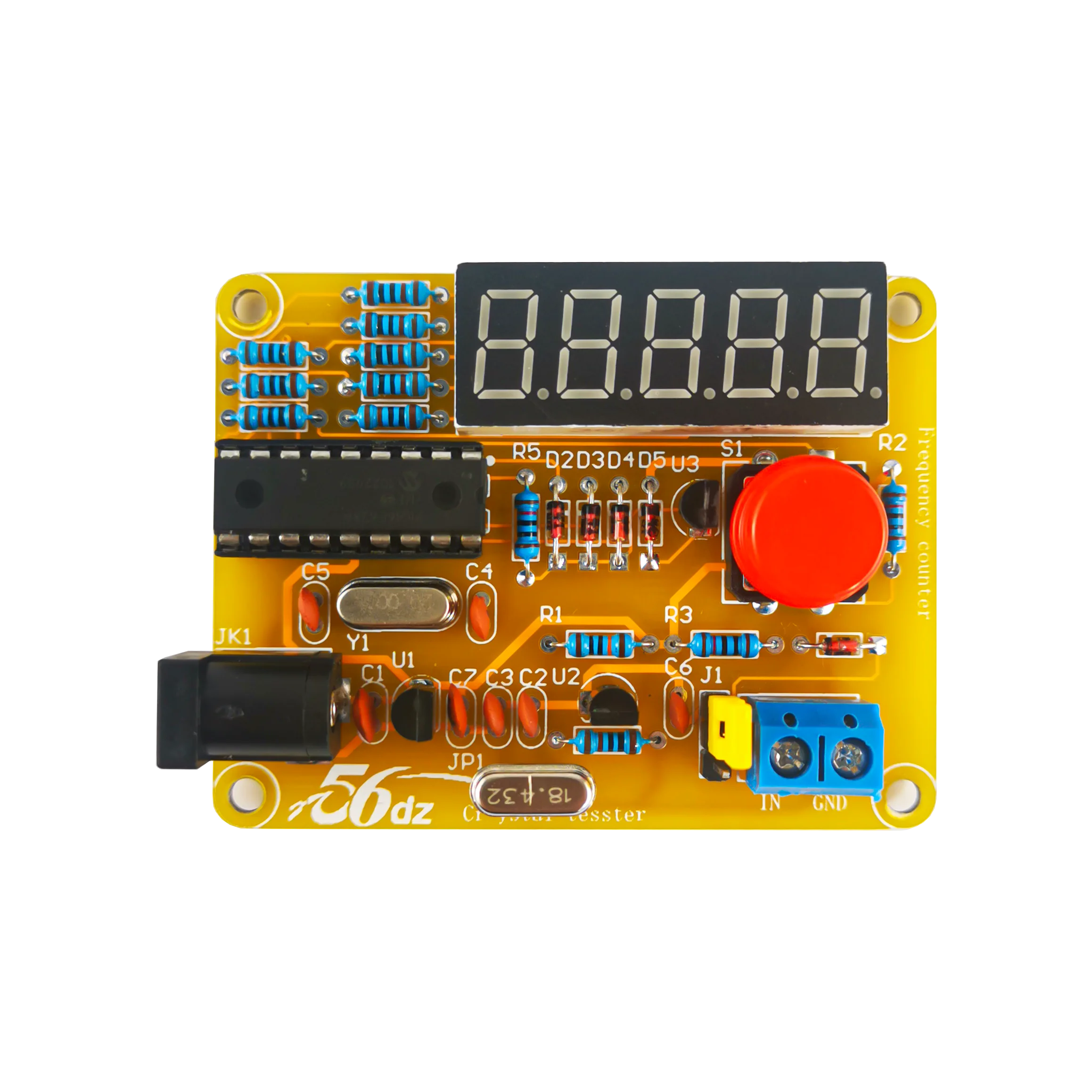 الإلكترونية لتقوم بها بنفسك عدة اختبار عداد التردد عداد الكريستال الرقمي 1 هرتز-50 ميجا هرتز عالية متر مذبذب تستر مع قذيفة