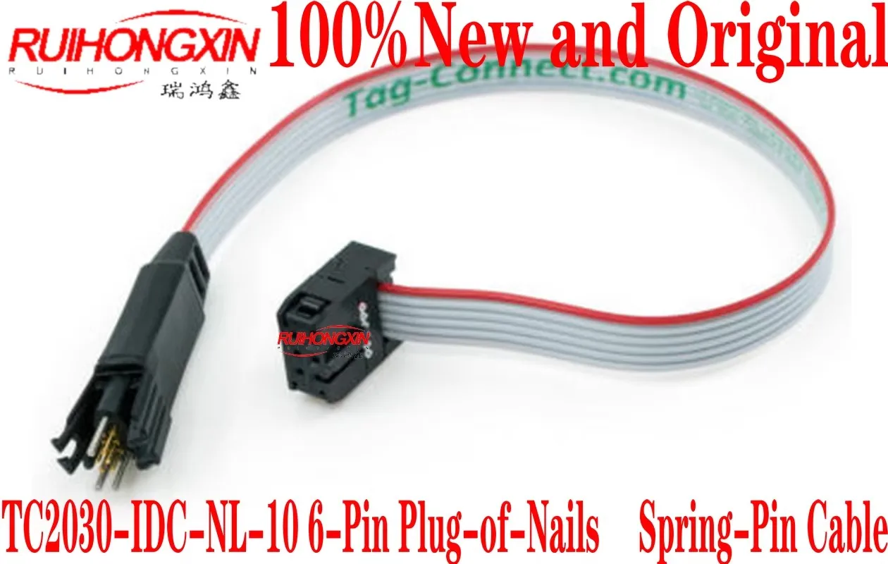 

TC2030-IDC-NL-10 6-Pin Plug-of-Nails™ Spring-Pin Cable 100%New and Original