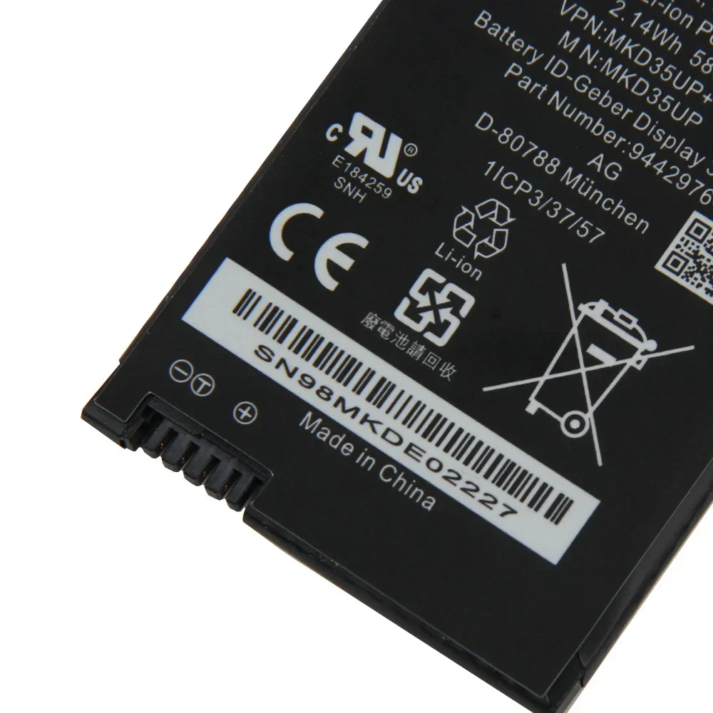 Car Key Replacement Battery MKD35UP 580mAh For GT 5 6 7 series GT X3 X4 X5 X6 730 740 745 530L X3GT57 i8 760li LCD Remote Key