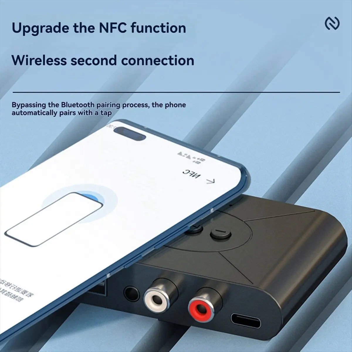 

A23G Bluetooth Receiver 5.3 Wireless Adapter AUX Mobile Phone Audio Output RCA Old Style Audio Amplifier USB Player