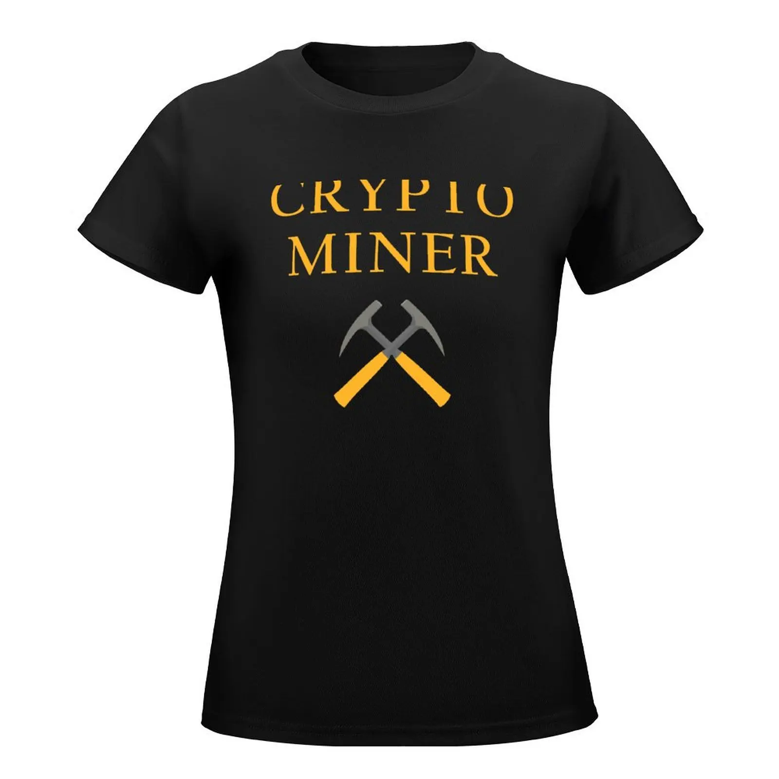 Crypto Miner T-Shirt Aesthetic clothing Female clothing vintage clothes t shirts for Women