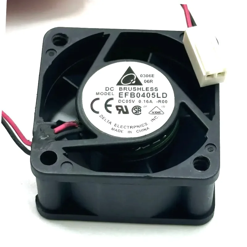 Delta Electronics EFB0405LD R00 DC 5V 0.16A 40x40x20mm Server Cooling Fan